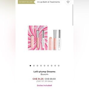 Buxom Lolli-plump Dreams Lip Gloss Set